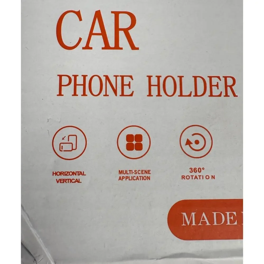 360° Universal Car Dashboard Phone Holder Black